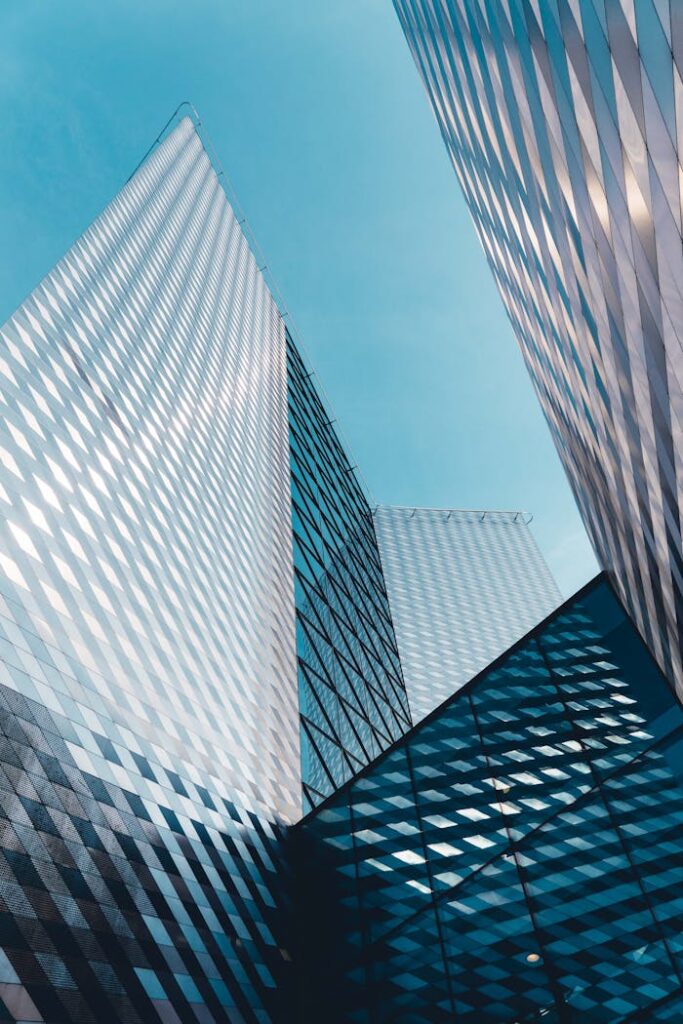 stained-glass-high-rise-building-1106476 Stained Glass High-rise Building